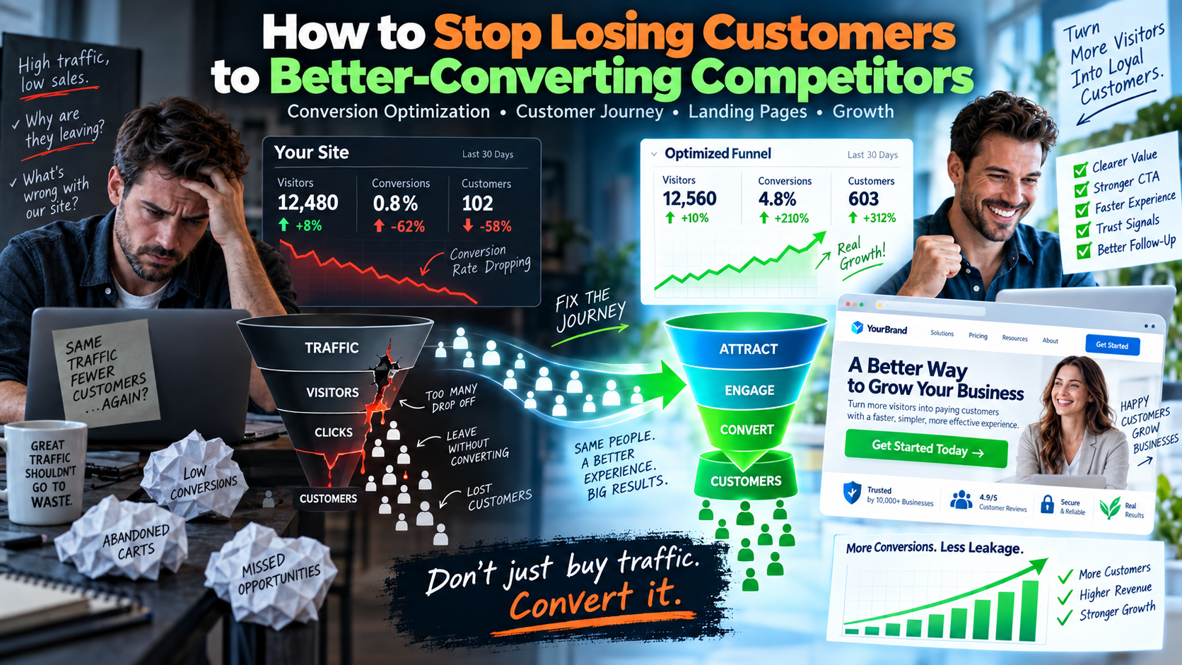 converting the traffic you're paying for