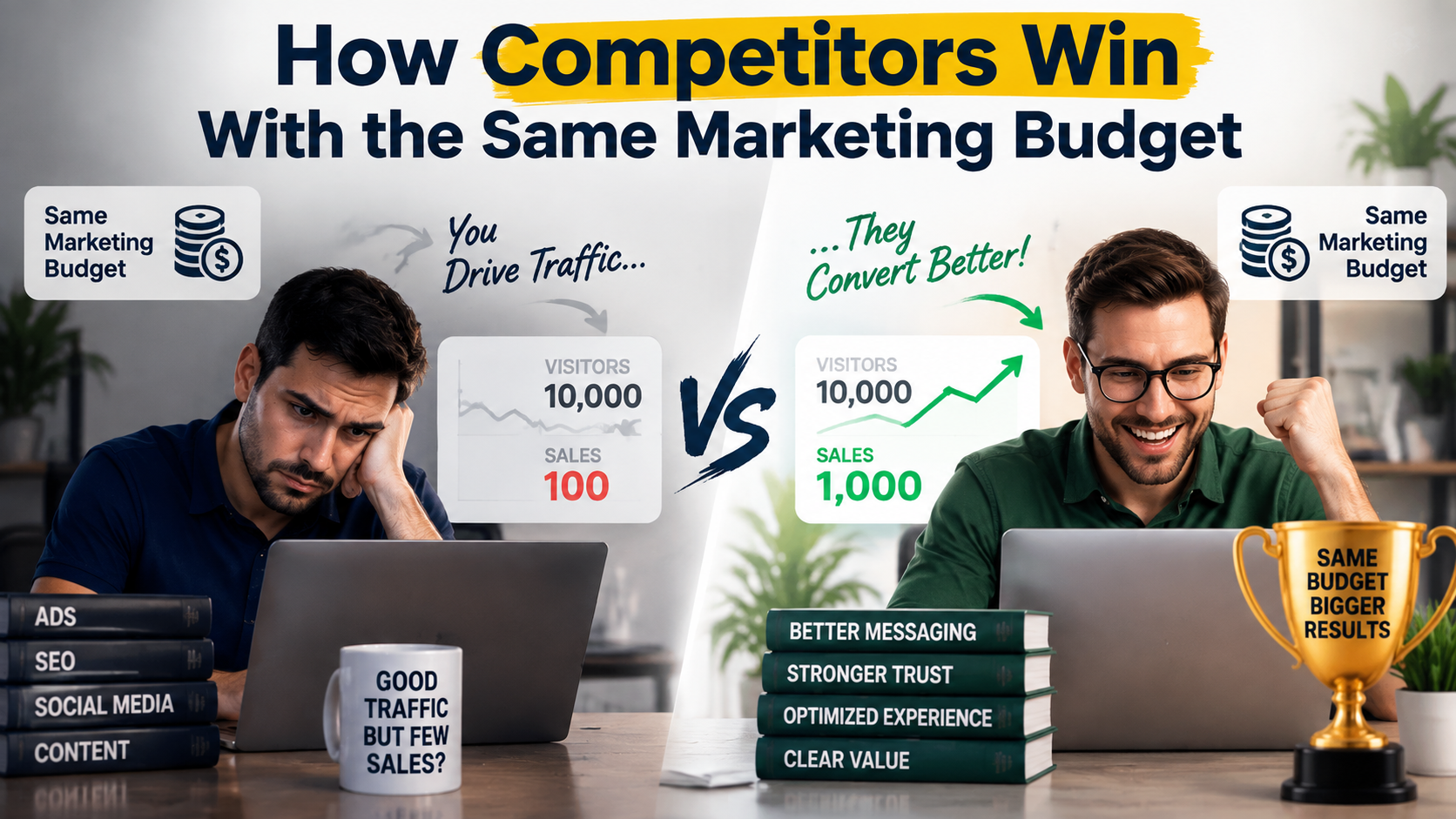 why customers visit your website but buy from competitors